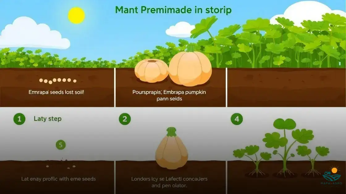 como plantar abobora cabotia embrapa