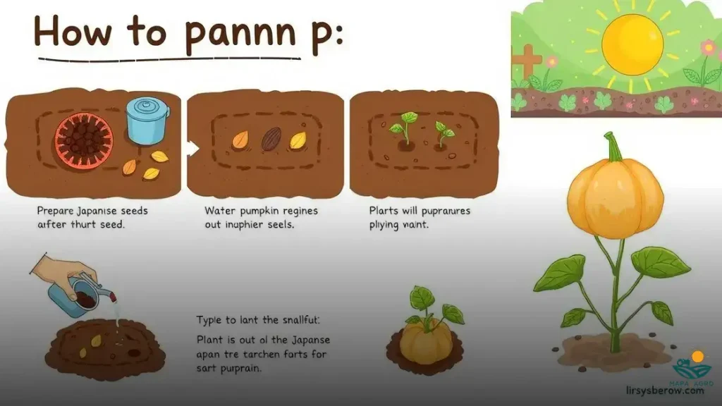 como plantar abóbora japonesa