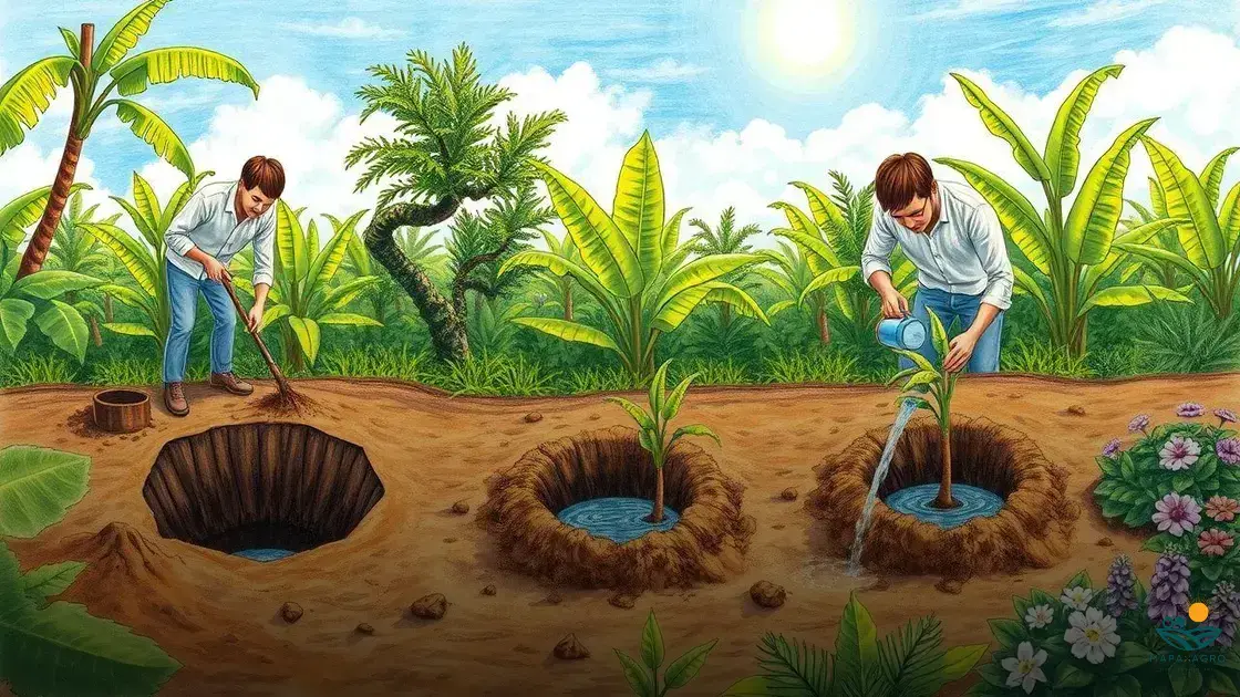 como plantar bananeira exercício