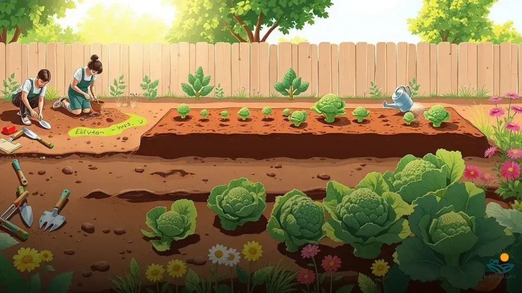 como plantar brócolis em casa