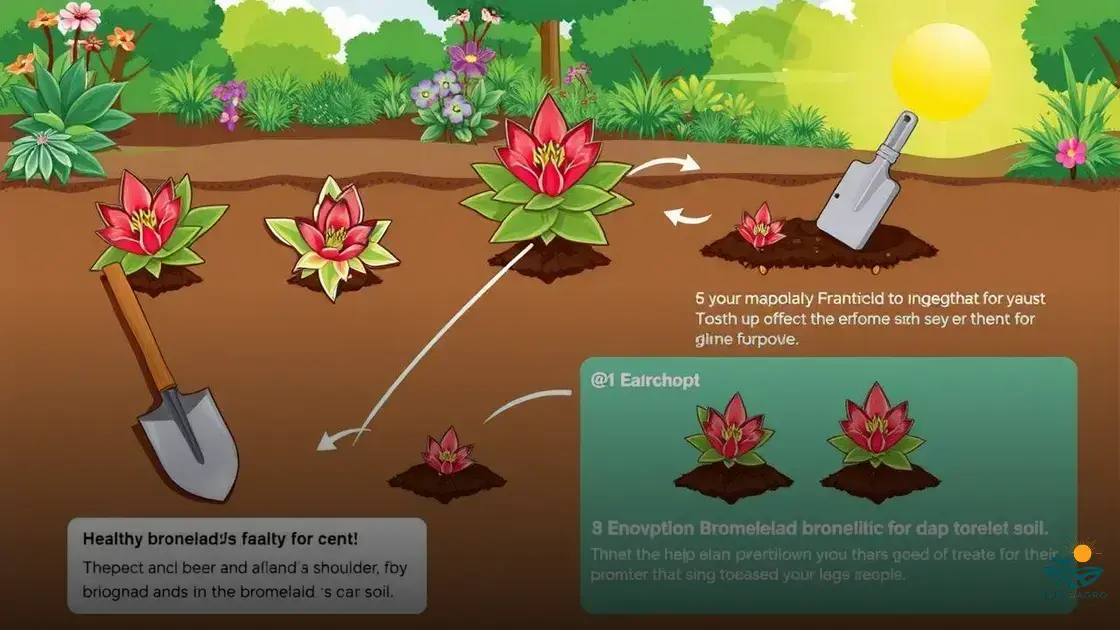 como plantar bromélias no chão