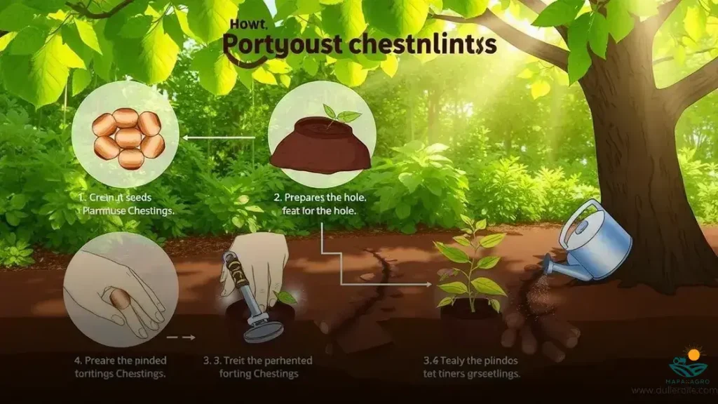 como plantar castanhas portuguesas