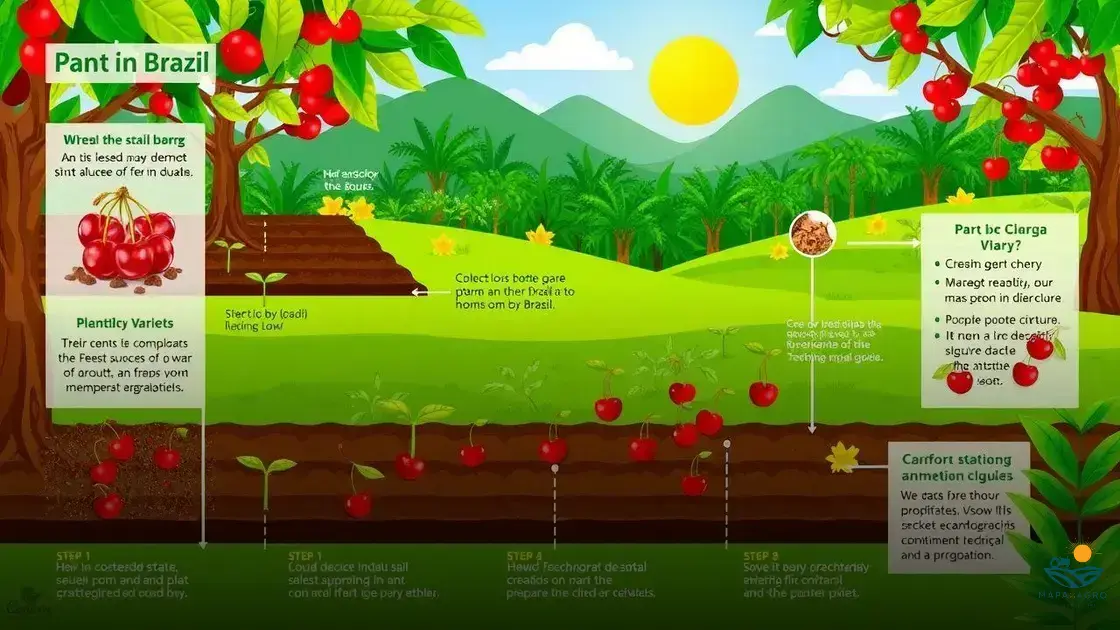 como plantar cerejas no brasil
