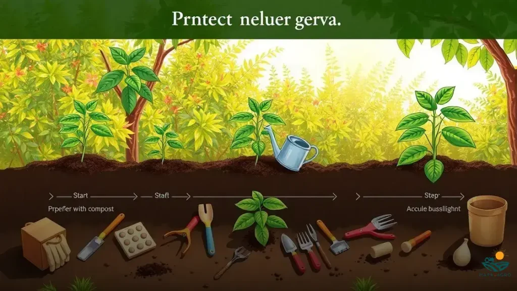 como plantar cheflera