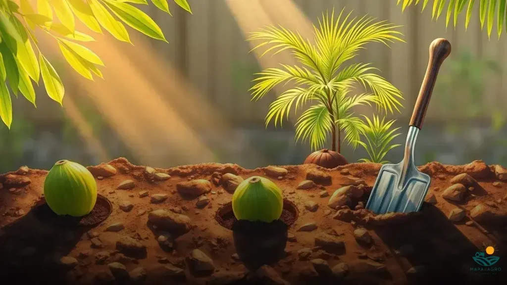 como plantar coco verde