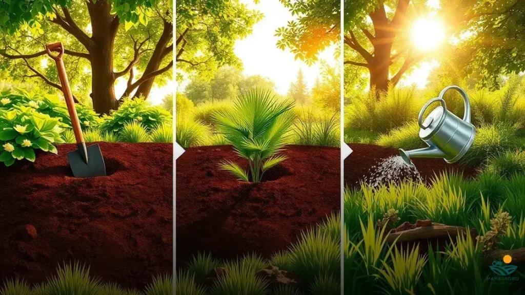 como plantar coqueirinho de jardim