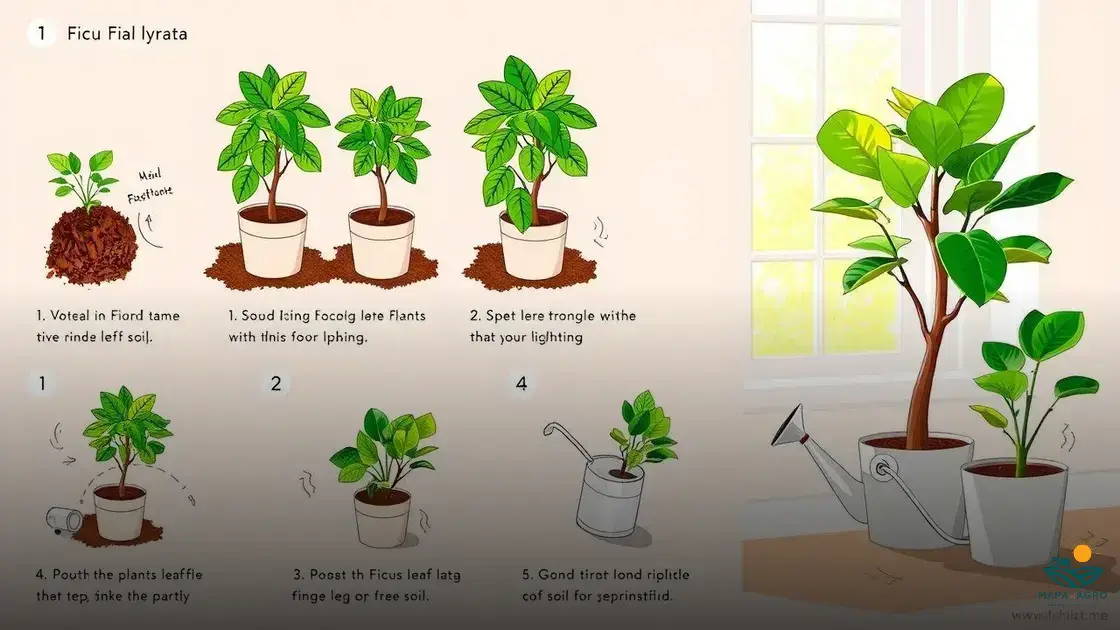 como plantar ficus lyrata