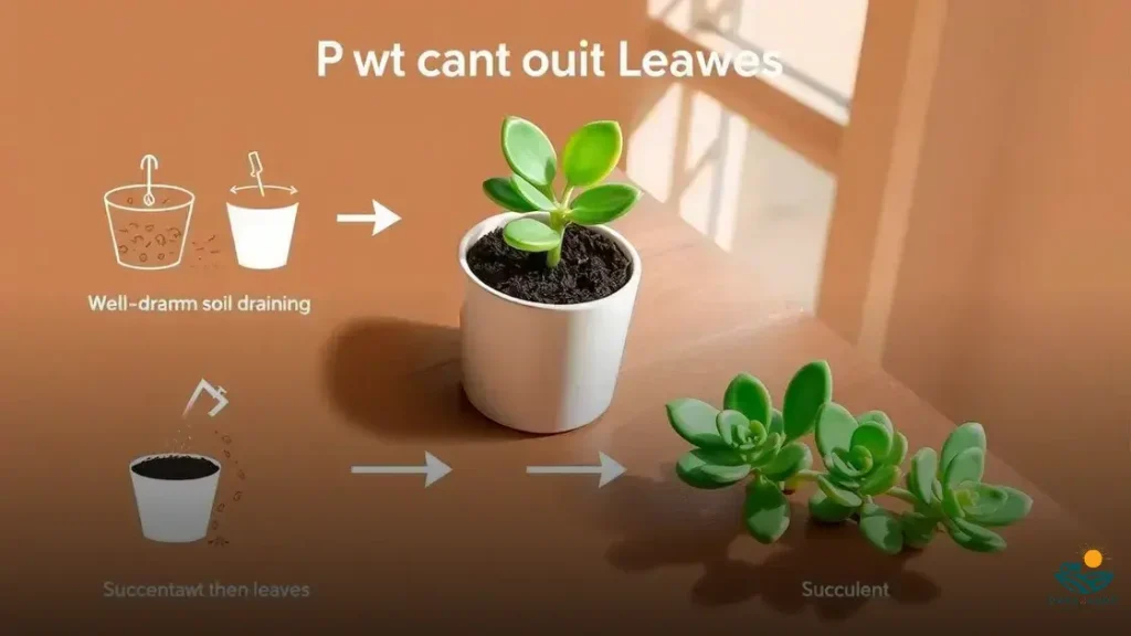 como plantar folhas de suculentas