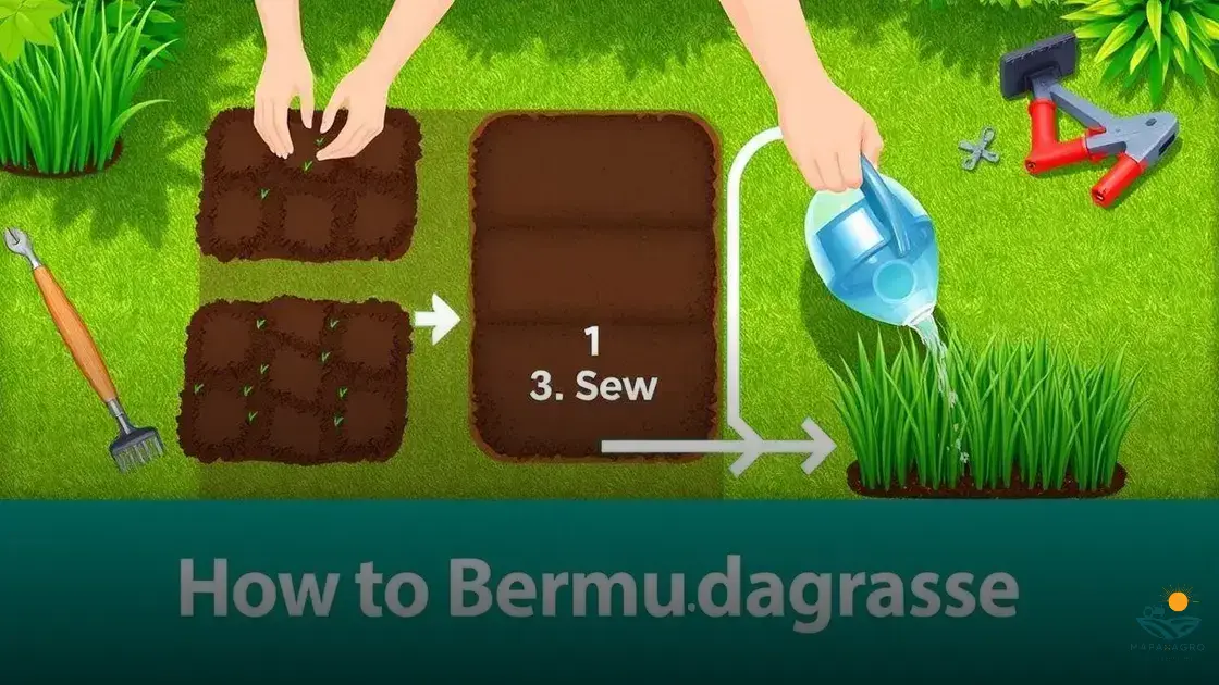 como plantar grama bermuda