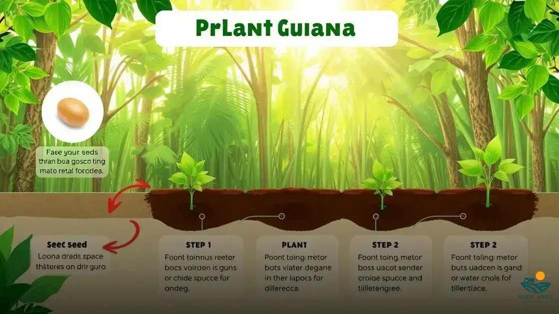 como plantar guaraná