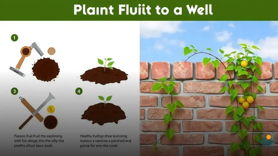 como plantar maracuja no muro