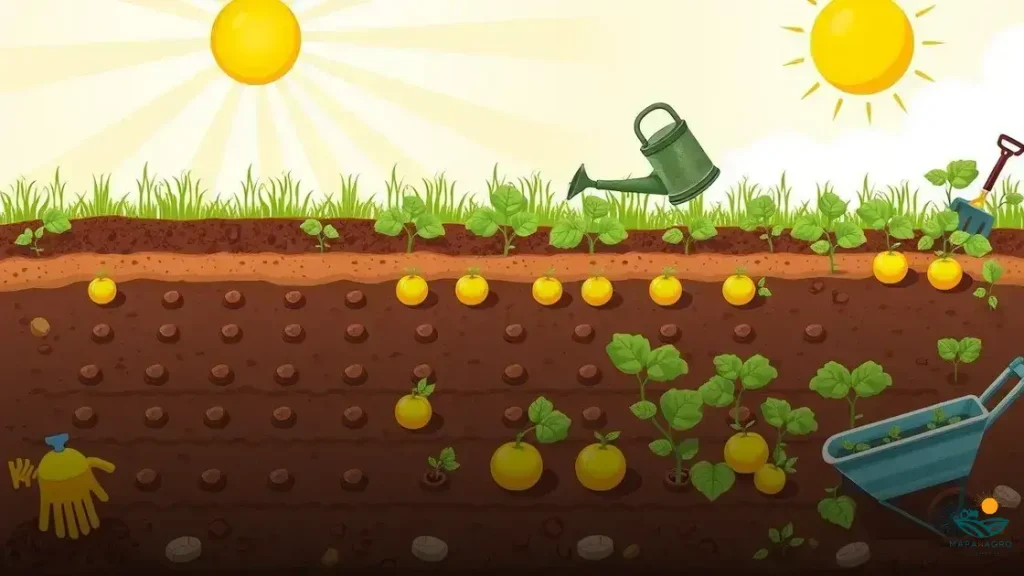 como plantar melão amarelo
