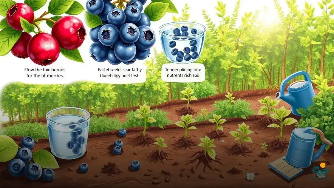 como plantar mirtilo a partir da fruta