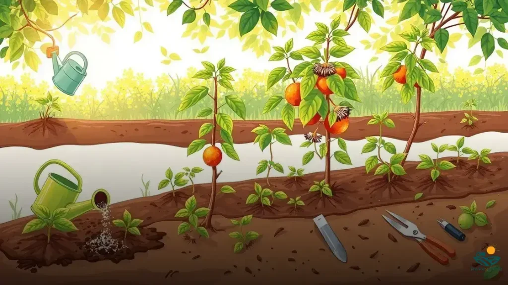 como plantar mudas de maracujá