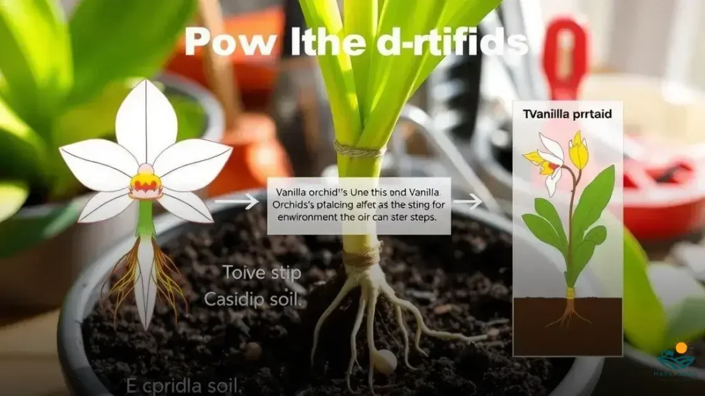como plantar orquídea baunilha