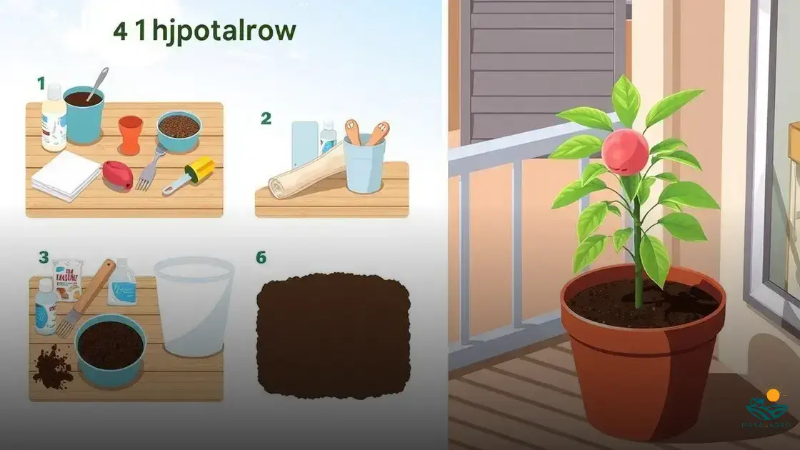 como plantar pêssego em vaso