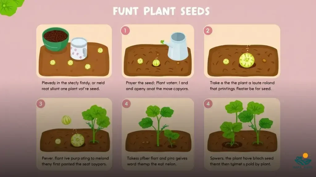 como plantar sementes de melão