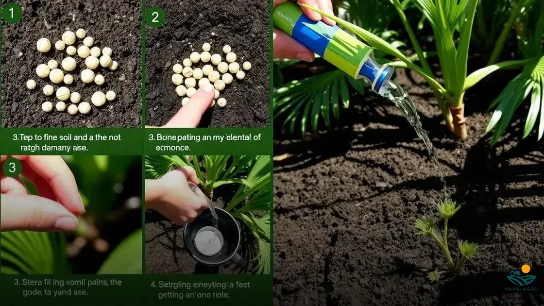 como plantar sementes de palmeira