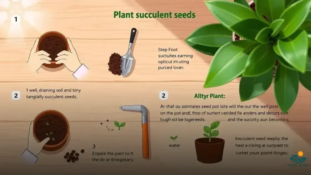 como plantar sementes de suculenta