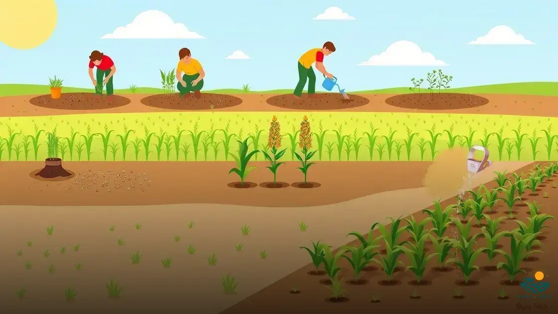 como plantar sorgo