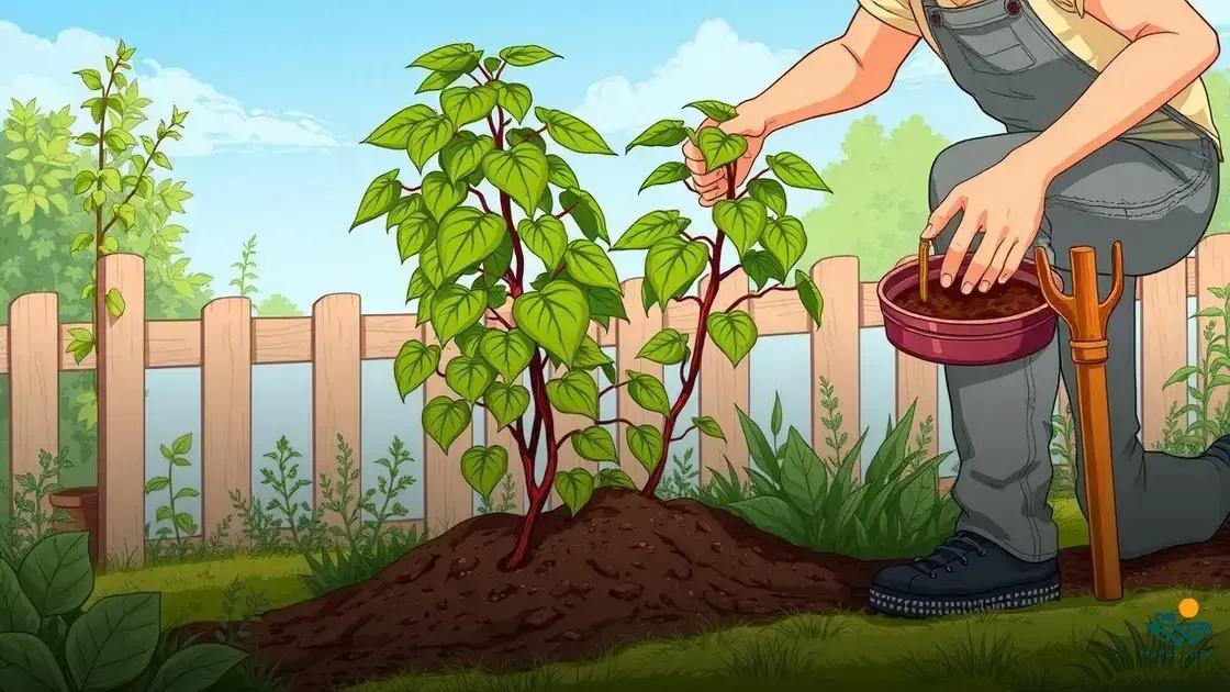 como plantar trepadeira
