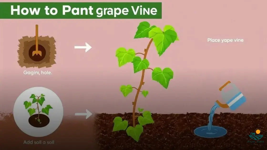 como plantar um pe de uva