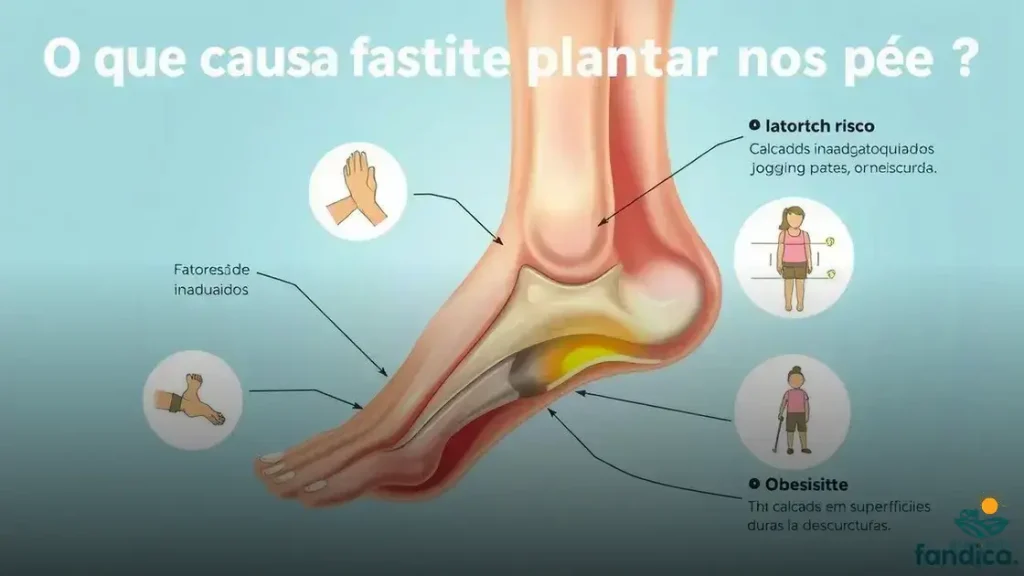 o que causa fascite plantar nos pés