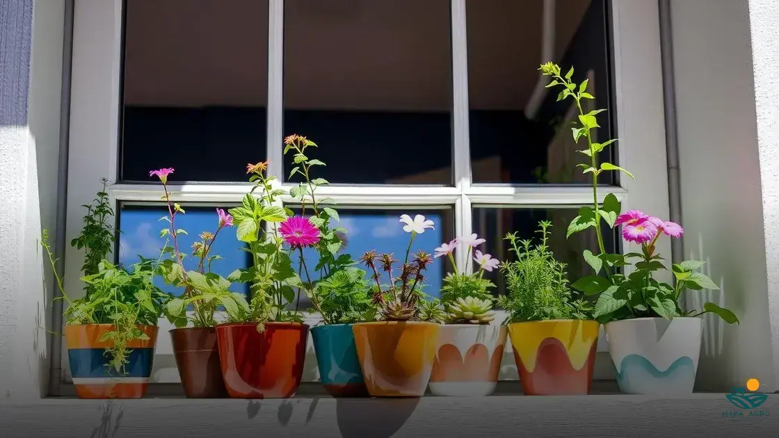 o que plantar em vasos pequenos