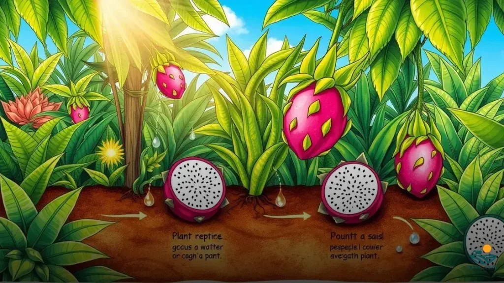 como cultivar a pitaya