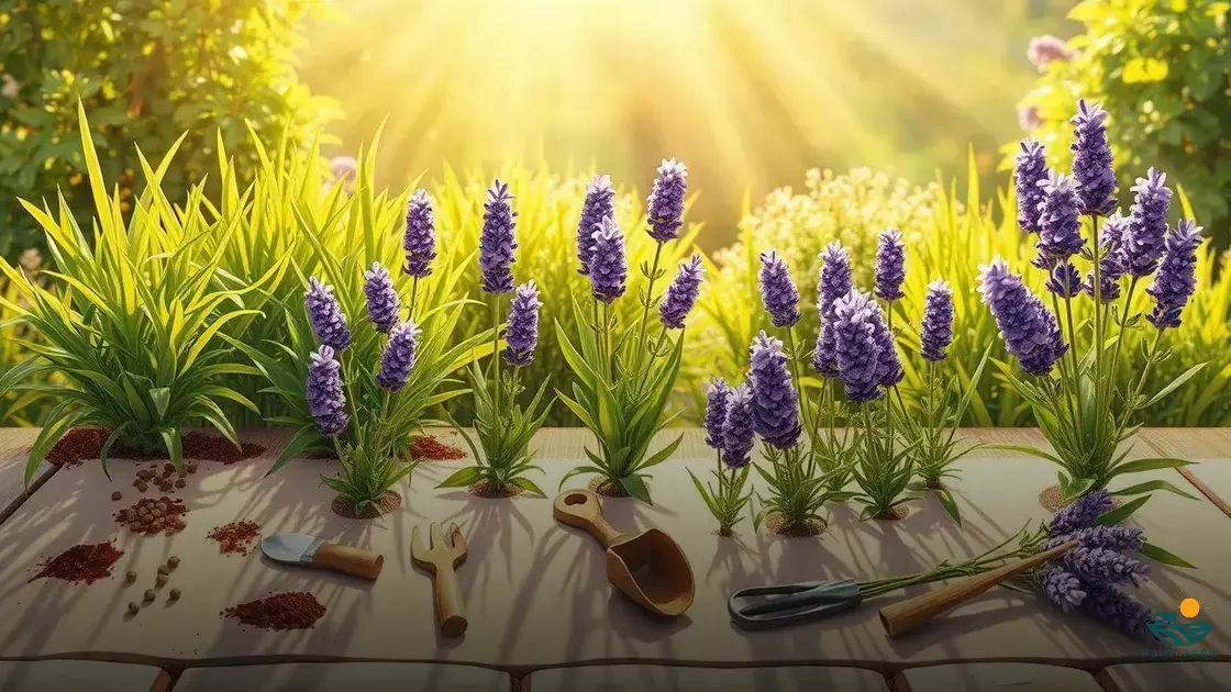 como cultivar alfazema