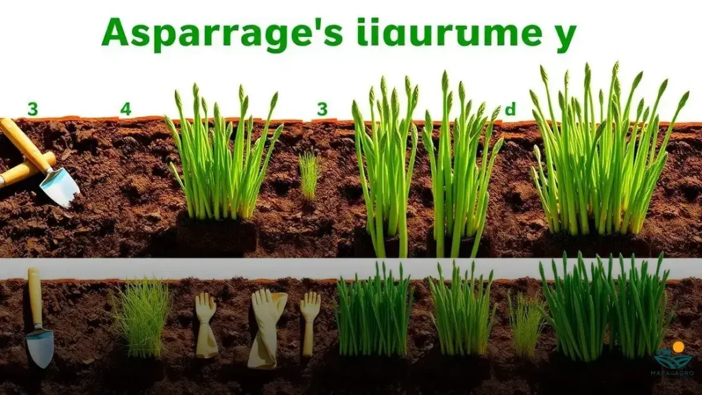 como cultivar aspargos