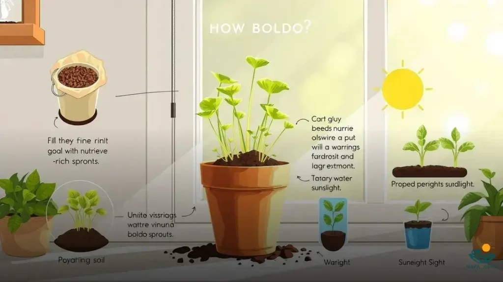 como cultivar boldo em vaso