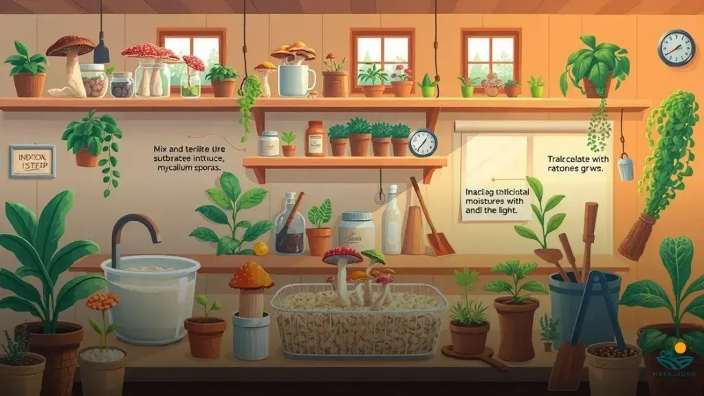 como cultivar cogumelos em casa