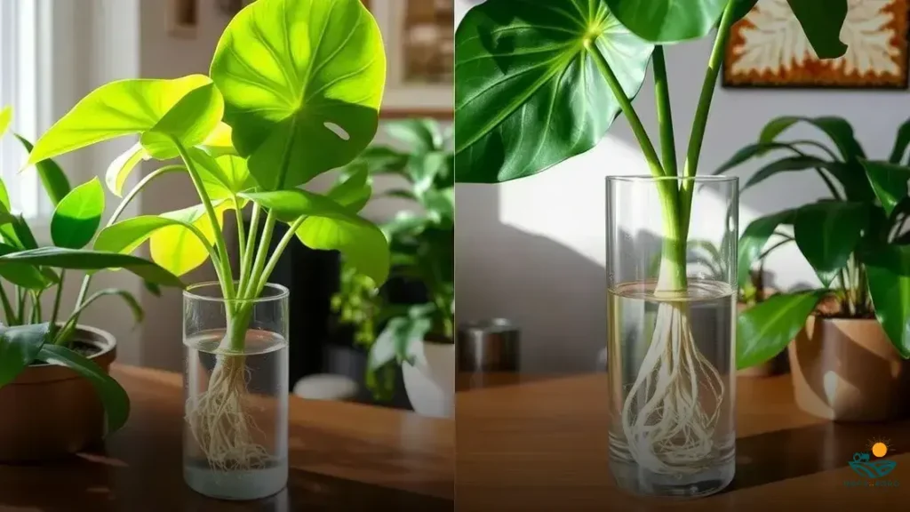 como cultivar costela de adão na água
