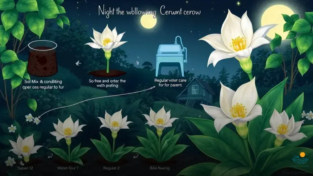 como cultivar dama da noite