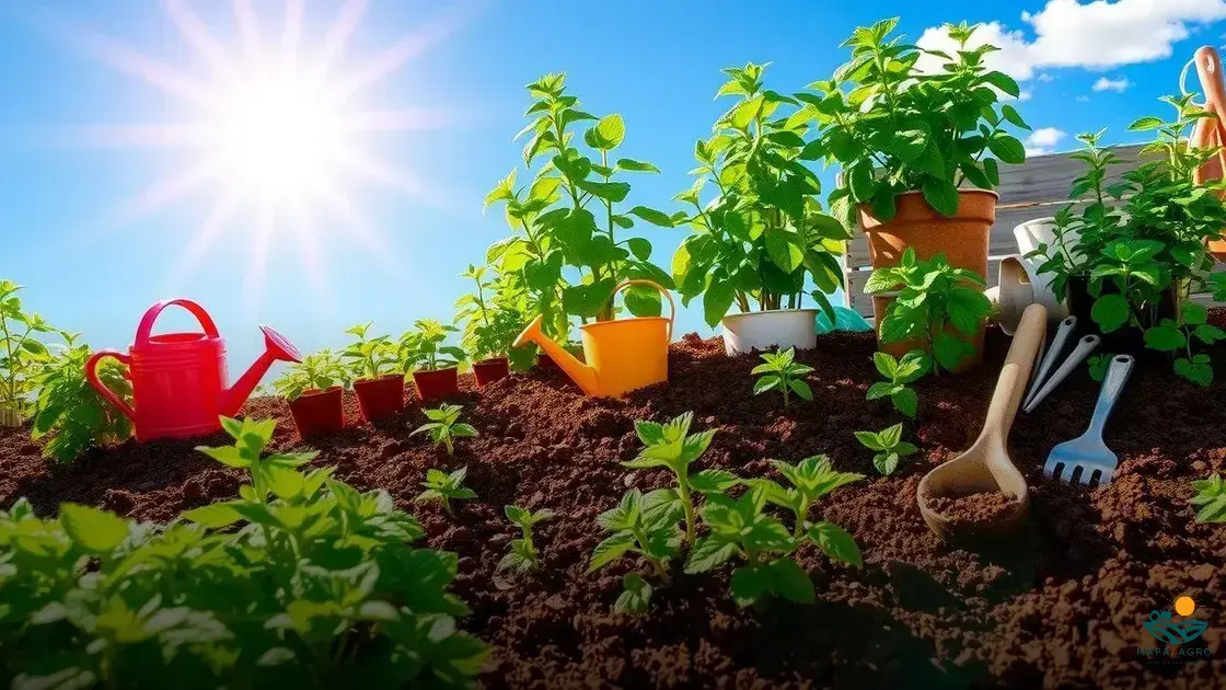 como cultivar hortelã