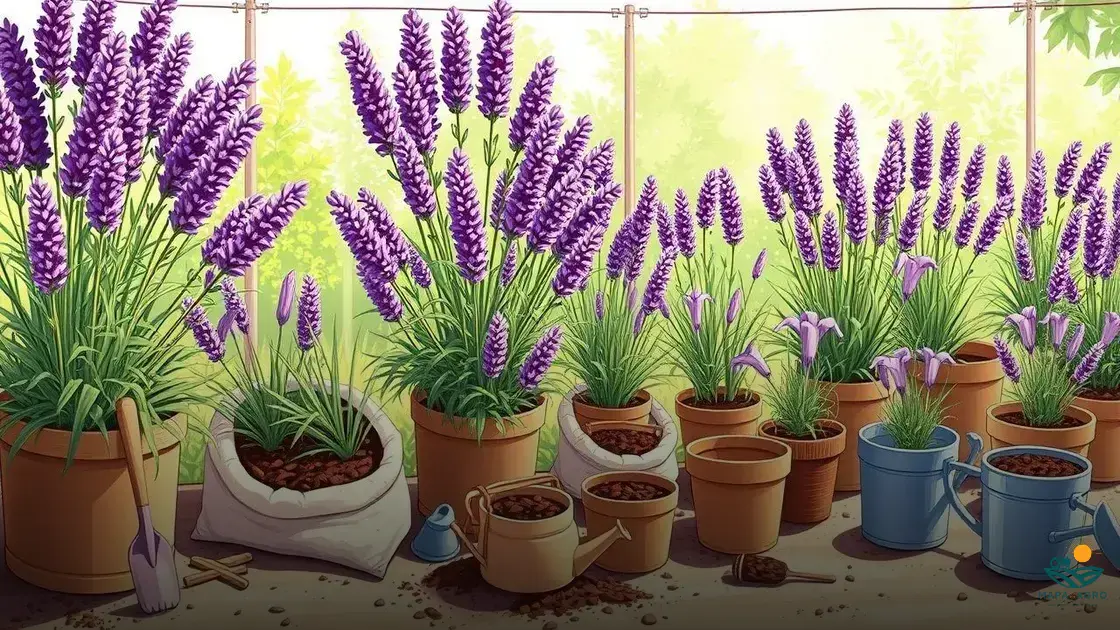 como cultivar lavanda em vasos
