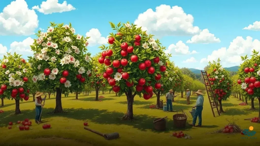 como cultivar maçãs