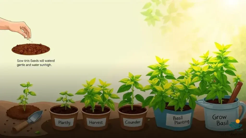 como cultivar manjericão