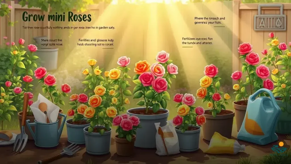 como cultivar mini rosas em vasos