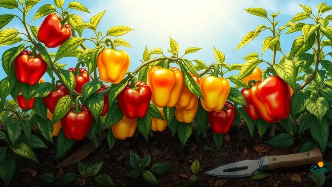 como cultivar pimentos