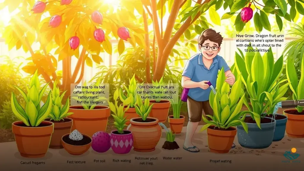 como cultivar pitaya em vasos