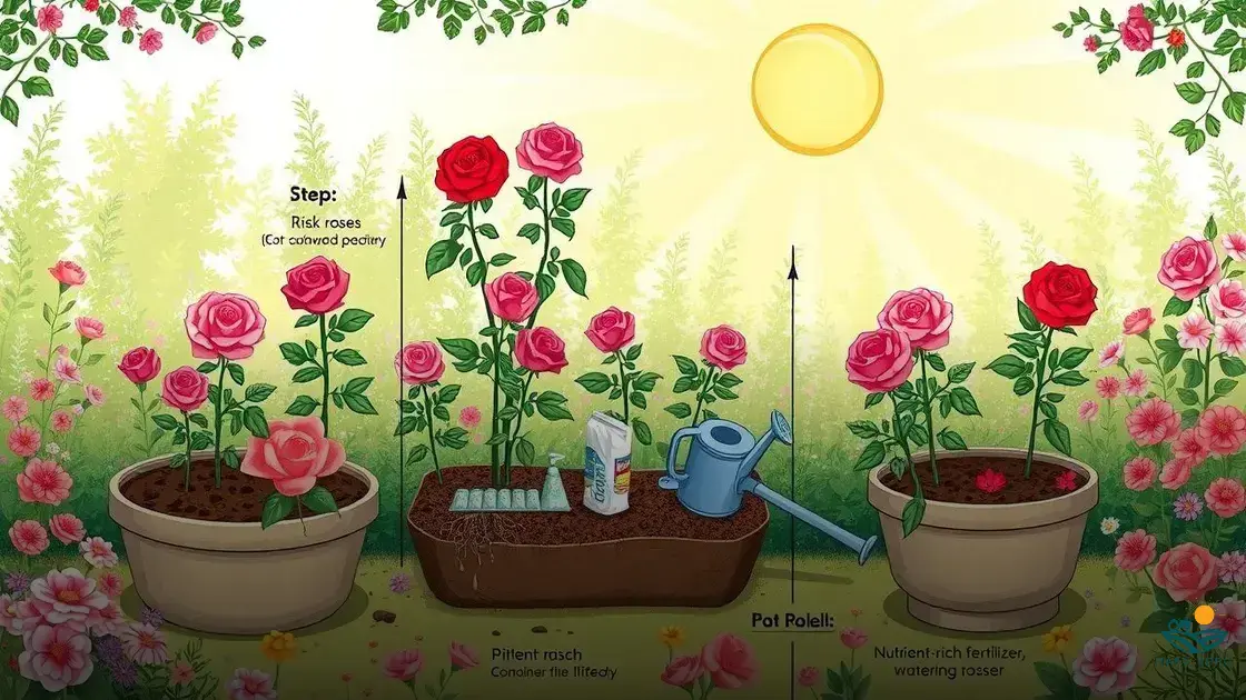 como cultivar rosa em vaso