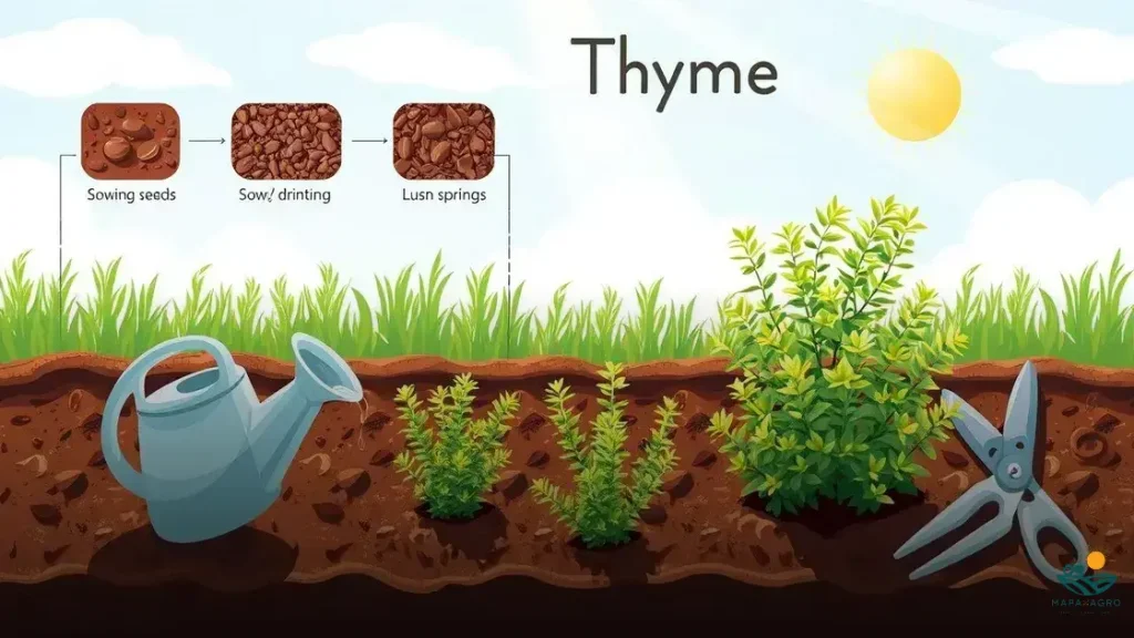 como cultivar tomilho