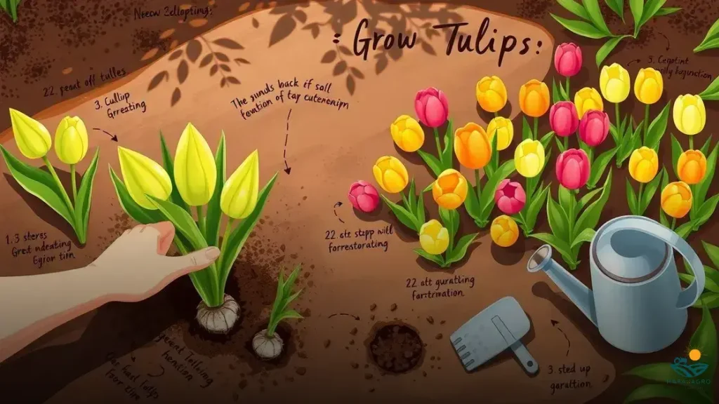 como cultivar tulipa