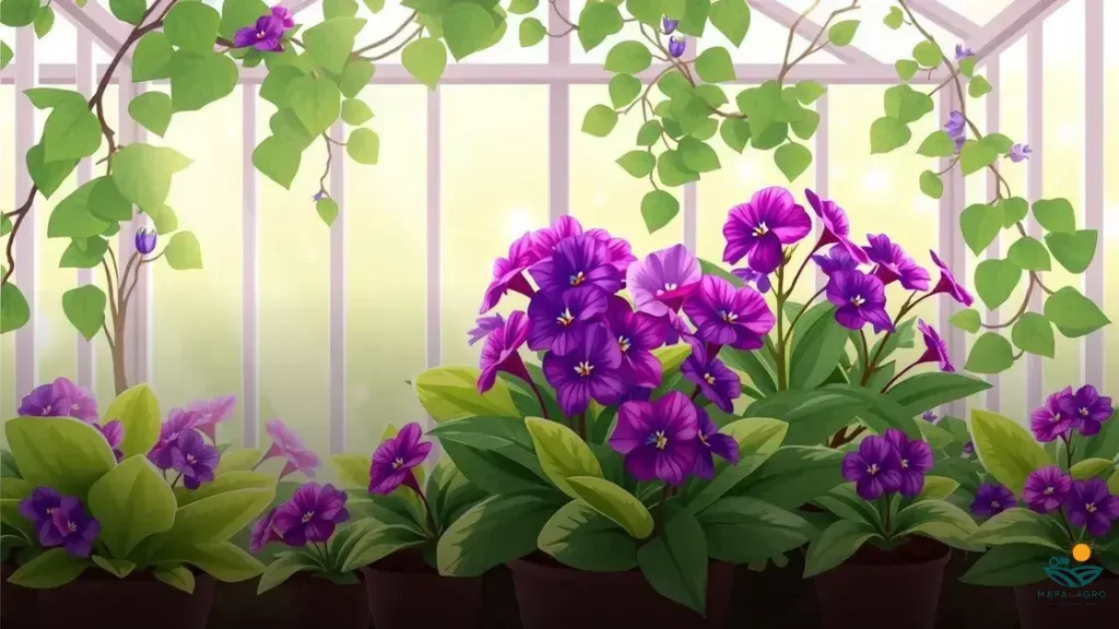 como cultivar violetas