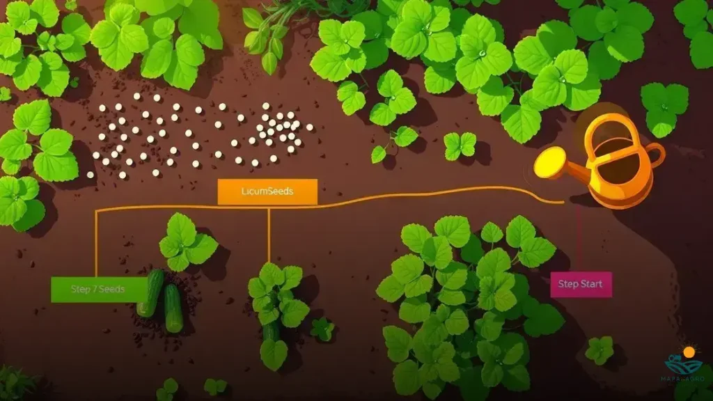 como plantar pepino de conserva