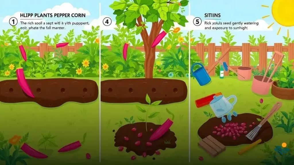 como plantar pimenta rosa