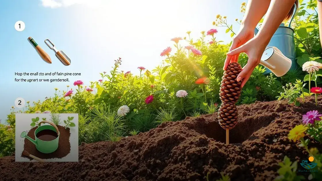 como plantar pinha de pinheiro