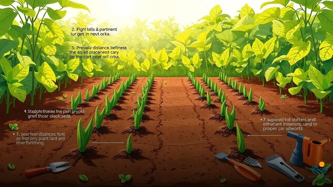 como plantar quiabo de metro